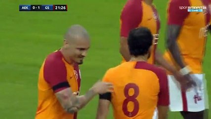 Maicon Goal HD - AEK Athens FC (Gre) 0-1 Galatasaray (Tur) 31.07.2018
