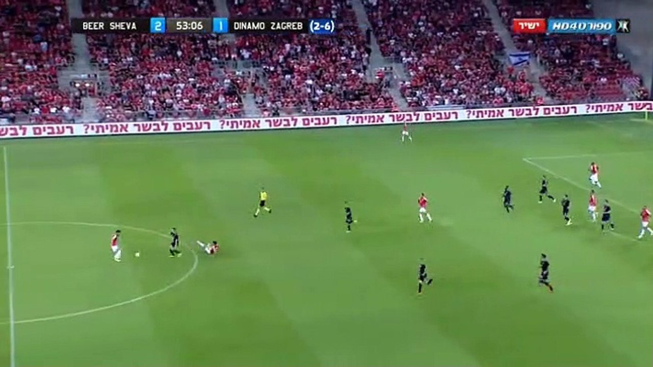 Izet Hajrovic  Goal HD - H. Beer Sheva (Isr) 2-2	D. Zagreb (Cro) 31.07.2018