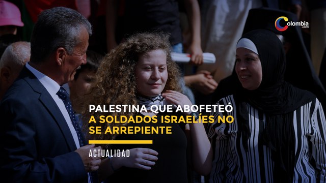 Palestina que abofeteó a soldados israelíes no se arrepiente