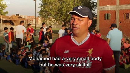Aspiring footballers in Mo Salah's hometown - BBC News