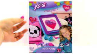 Artsi Fabric by Number Patch Maker Craft Kit Plush Orb Fory Unboxing Toy Review by TheT