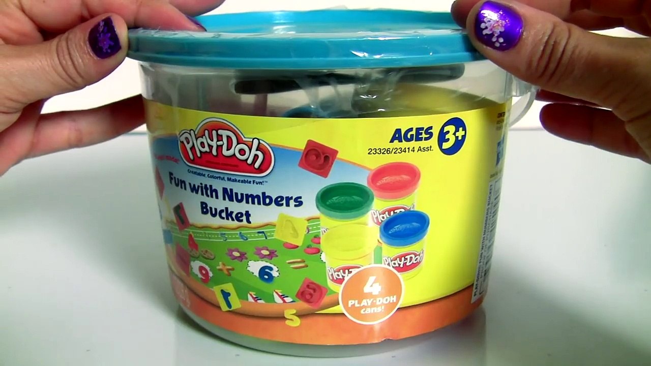 Play Doh Fun with Numbers Bucket Learn Colors and Numbers with Paw Patrol