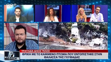 Φρίκη με καμμένο πτώμα που εντοπίστηκε στην θάλασσα της Γλυφάδας (ΑΡΤ, 31/7/18)