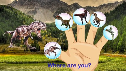 Dinosaurs Finger Family | Dinosaurs Cartoon For Finger Family Songs