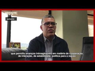 [NocauteTV] Elias Jaua: o objetivo do golpe no Brasil é também enfraquecer  os BRICS - parte 1