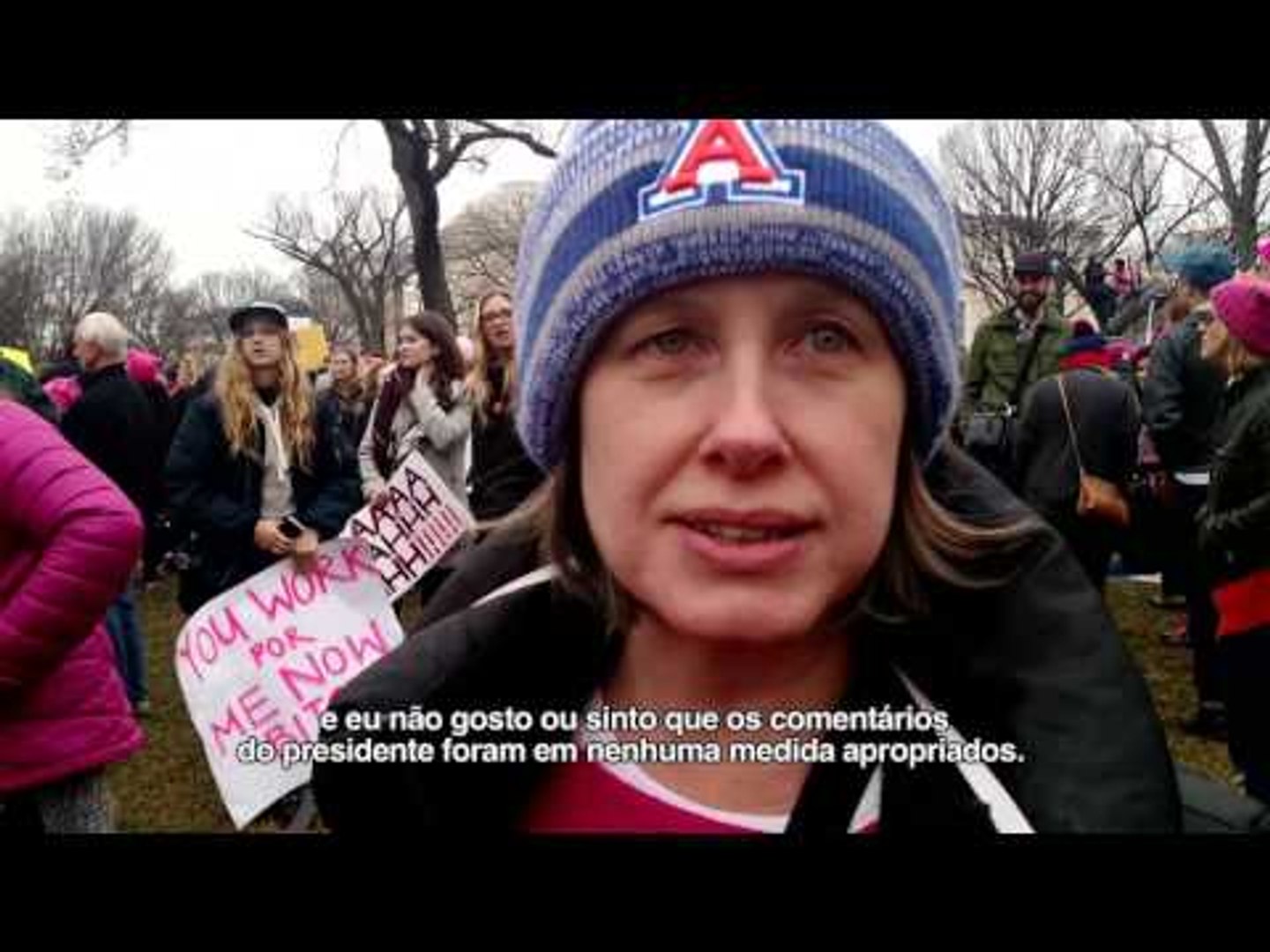 [NocauteTV] Centenas de milhares tomam as ruas dos Estados Unidos um dia após posse de Trump.