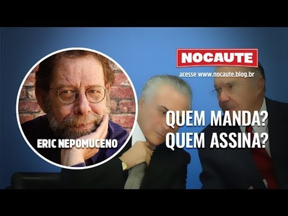 SARNEY MANDA, TEMER ASSINA.
