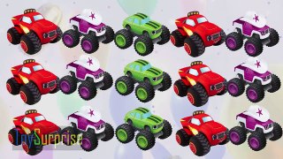 Learning patterns for children with blaze and the monster machines English | Toysurprise E