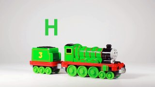 Learn ABC song, Alphabet song with Thomas and Friends toy trains