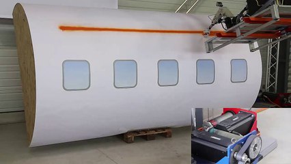 COGIRO. Cable Driven Parallel Robot (Large surface painting)