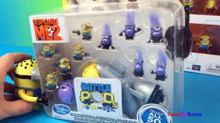 Minions Despicable Me 2 Battle Pods Good vs Evil Minion figurine playsets Minions aka Miny