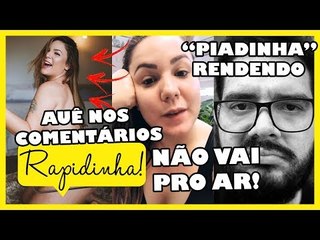 Rendendo! Canal pago cancela Jacaré Banguela | Cacau posa nua e fã relembra plástica