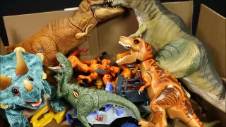 Jurassic World Big Box Of Dinosaurs #1 INDOMINUS REX new UNBOXING Review By WD Toys