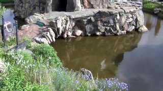 Gartenreich Wörlitz: Insel mit künstlichem Vulkan + Villa Hamilton (park with artificial volcano)