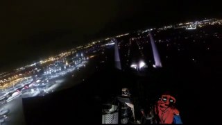 Spider-man Jet chases UFO