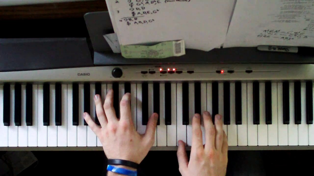 How to play Sail To The Moon by Radiohead on Piano (tutorial) PART 3