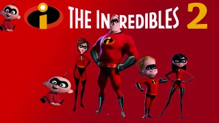 The Incredibles 2 Finger Family | Nursery Rhyme for Children | 4K Video