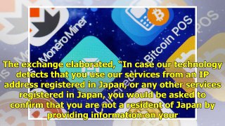 Cryptocurrency Exchange Hitbtc Suspends Services in Japan - Bitcoin News