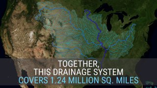 The scale of the Mississippi River in perspective