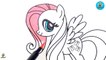 Vẽ Và Tô Màu Ngựa Pony Dễ Thương | How to draw and Coloring Pages Cute Little Pony Ong Nâu