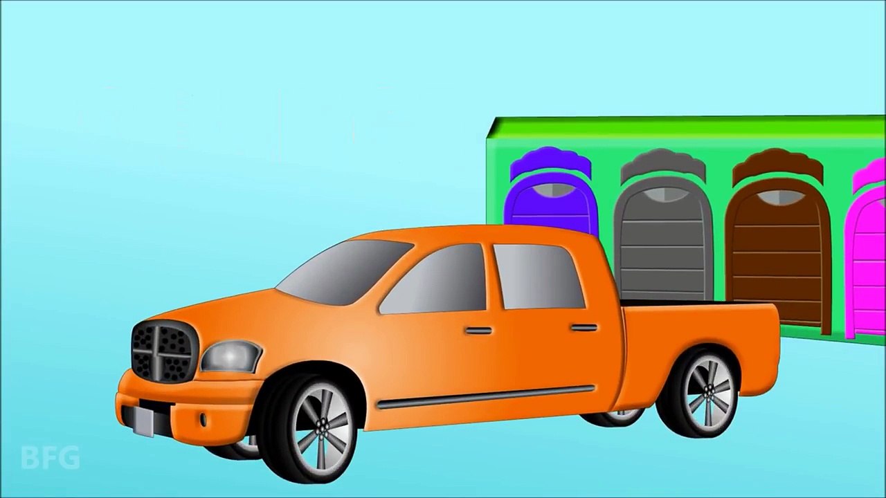 Learn Colors with Car Parking Cars Baby Toddlers Learning