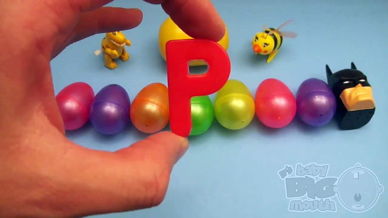 The Muppets Surprise Egg Learn A Word! Spelling Animals! Lesson 14