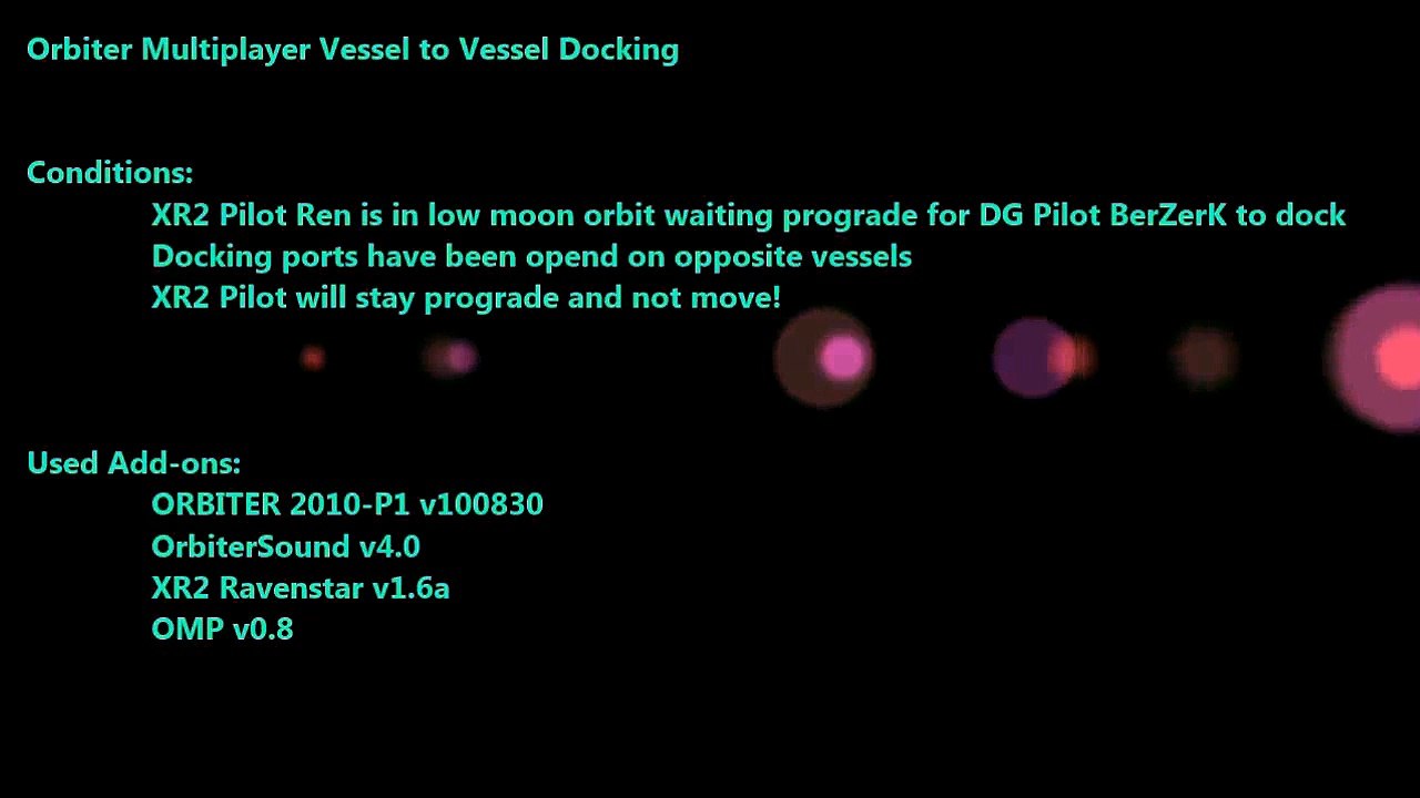 Orbiter Multiplayer Moon Orbit Docking