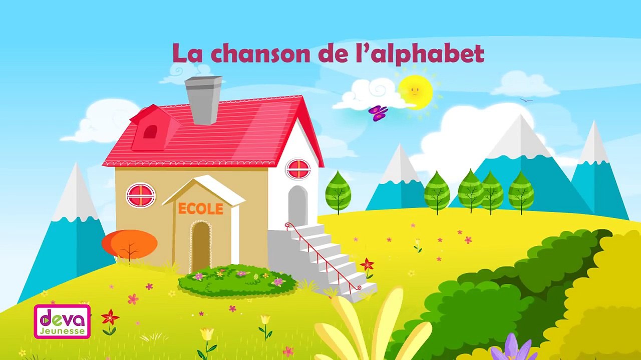La chanson de lalphabet (Apprendre lAbécédaire français) ⒹⒺⓋⒶ Education Maternelle