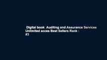 Digital book  Auditing and Assurance Services Unlimited acces Best Sellers Rank : #3