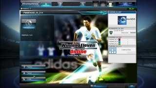 Winning Eleven Online beta menu (2012 game) HD 720p