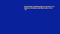 Favorit Book  Bookkeeping For Dummies (US Edition) Unlimited acces Best Sellers Rank : #4