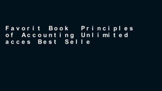 Favorit Book  Principles of Accounting Unlimited acces Best Sellers Rank : #2