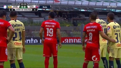 Victor Emanuel Aguilera Goal HD - Club America 1-0 Veracruz 01.08.2018