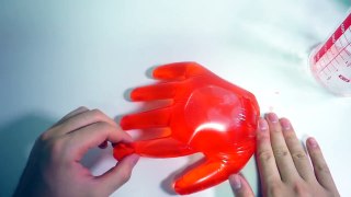 How To Make Red Finger Jelly Pudding DIY Edible Giant Ironman Hand Gummy