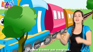 Piggy On The Railway Line Picking Up Stones | Action Songs For Children | Kids Action Songs