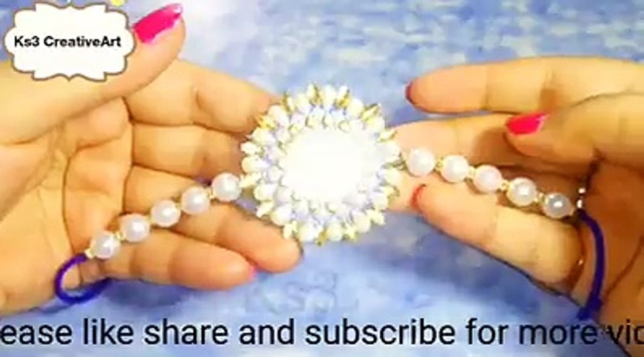 - DIY | How to make Lumba Rakhi at Home | Rakhi for Bhaiya-Bhabhi | Raksha Bandhan | Rakhi MakingCredit: Ks3 CreativeArtFull video: