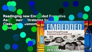 Readinging new Embedded Formative Assessment: (Strategies for Classroom Assessment That Drives