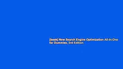 [book] New Search Engine Optimization All-In-One for Dummies, 3rd Edition