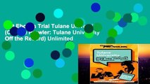 Get Ebooks Trial Tulane University (College Prowler: Tulane University Off the Record) Unlimited