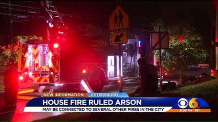 Download Video: Massive Virginia House Fire Ruled Arson; May be Linked to Other Blazes in Past Months