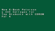 New E-Book Peterson s 440 Colleges for Top Students with CDROM For Kindle