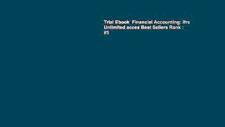 Trial Ebook  Financial Accounting: Ifrs Unlimited acces Best Sellers Rank : #5