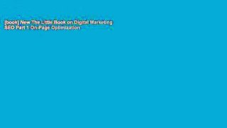 [book] New The Little Book on Digital Marketing SEO Part 1 On-Page Optimization
