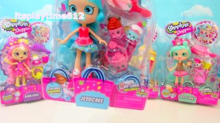 Shopkins ✔️Shoppies Dolls Peppa Mint Bubbleisha Jessicake Popette | itsplaytime612