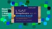 Ebook LSAT PrepTests 62-71 Unlocked: Exclusive Data + Analysis + Explanations (Kaplan Test Prep)