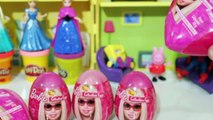 Barbie Surprise Eggs & Hearts Peppa Pig Abrindo Ovos Surpresas para Meninas