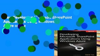 View Developing Microsoft SharePoint Applications Using Windows Azure online