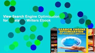 View Search Engine Optimization for Freelance Writers Ebook