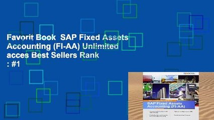 Favorit Book  SAP Fixed Assets Accounting (FI-AA) Unlimited acces Best Sellers Rank : #1
