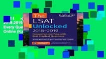 Full E-book  LSAT Unlocked 2018-2019: Proven Strategies For Every Question Type   Online (Kaplan